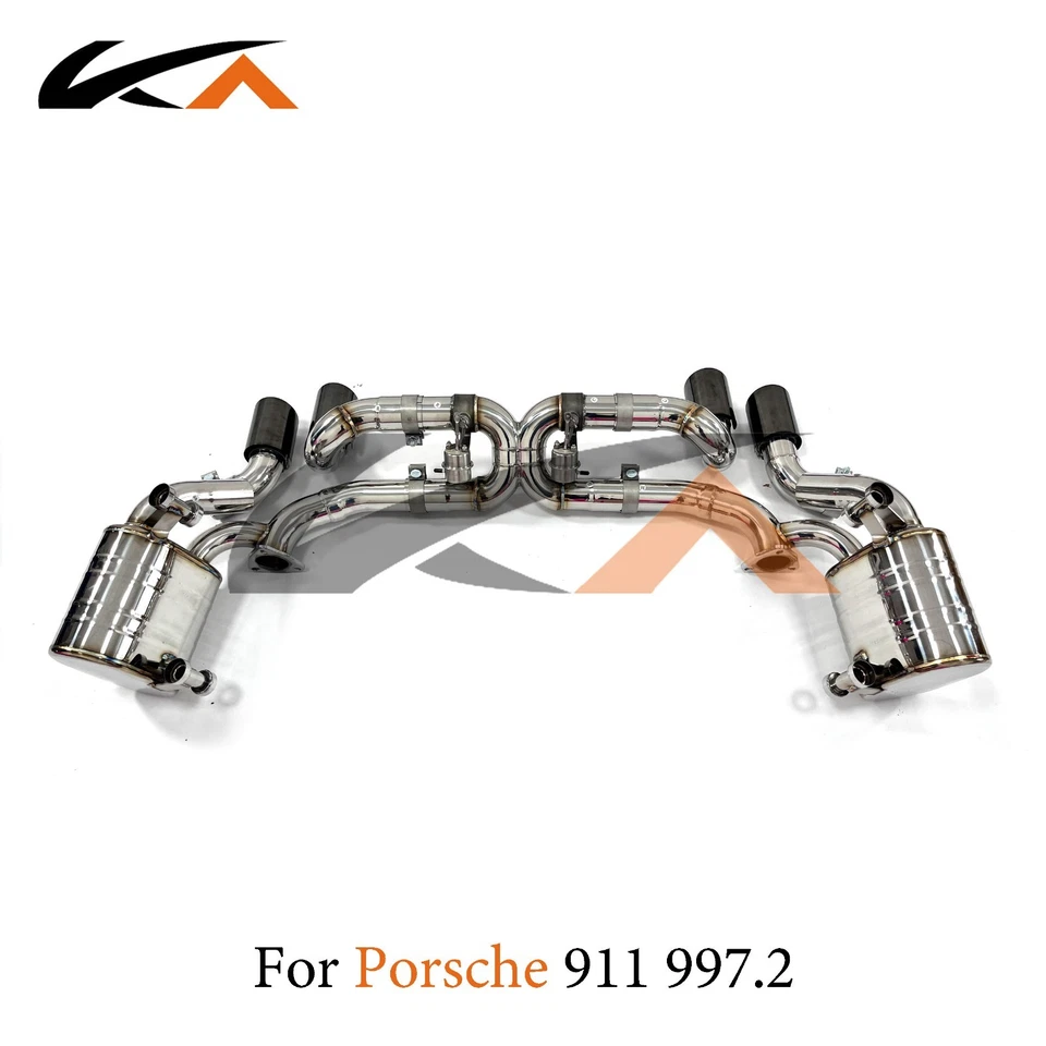 KA Exhaust Catback For Porsche 911 997.2 3.8 Steel rear section - Image 2 of 4