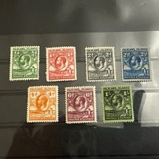 STAMPS - FALKLAND ISLANDS -  1929/37 SG 116/122 -  MINT - AS SHOW - NICE EXAMPLE