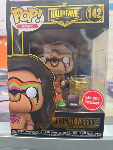 Funko Pop! WWE Hall of Fame Ultimate Warrior #142 GameStop Exclusive