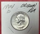 1944 D Washington Quarter - Gem BU - 90% Silver - Beauty !