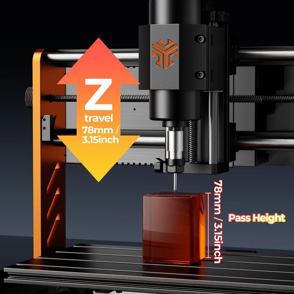 500W CNC Fräsmaschine ACMER 3018 CNC Router Maschine 300x180x78mm - Bild 4 von 4