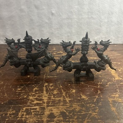 Mega Bloks Dragons-Warriors Fortress Dragon Statue X2