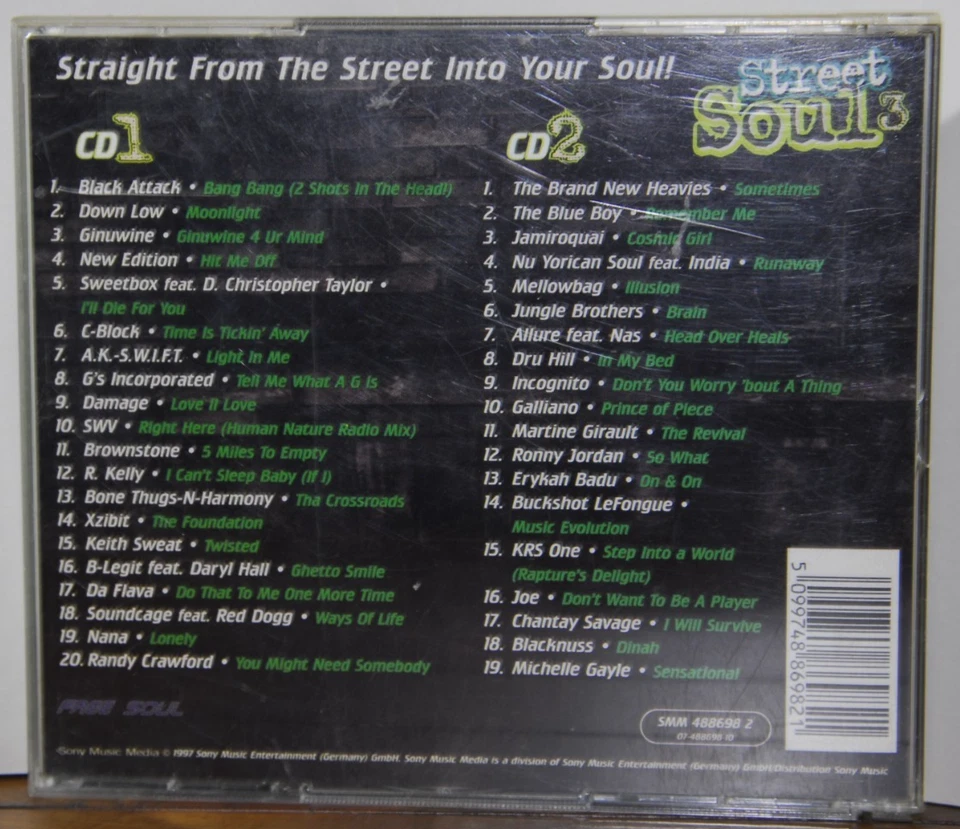 CD - DSF - Street Soul - Volume 3 - Various - Zustand Very Good (907) - Bild 2 von 4
