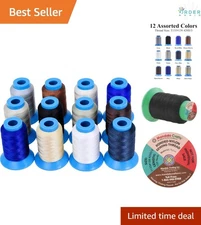 Nylon Thread Heavy Duty Bonded 138 420D 12 Neutral Colors for Leather Upholstery