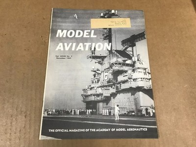 Vintage Model Aviation Magazine - Vol. 28 No. 5 - November 1963