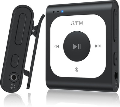 16GB Clip MP3 Player with Bluetooth, A53 Portable Music Player | with FM Radio,
