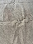 Vintage US Navy Wool Blanket Tan Blue Stripe Military Camp Cabin 68x52 — photo 6
