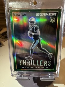 2023 Panini Rookies & Stars Bryce Young /5 Emerald Green Prizm Thrillers #TH-5