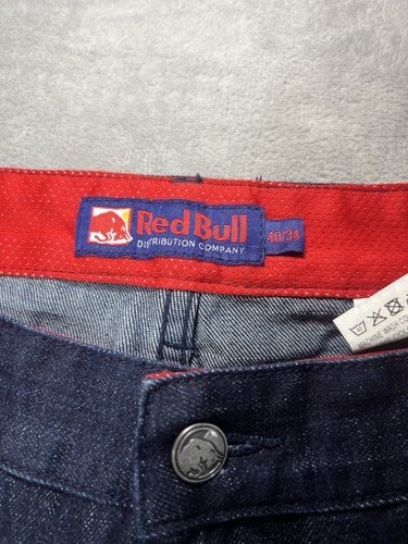 Pantalones de mezclilla azul Red Bull Distribution para hombre talla 40/34 - Imagen 3 de 6