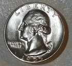 🟅 BU 1955 90% Silver Wash. 25¢ - 71-Year-Old Coin