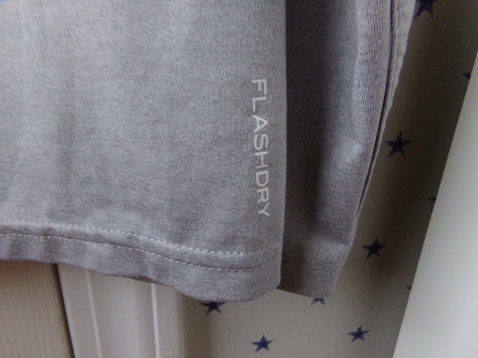 Size 6 NORTH FACE Shirt FLASH DRY Performance XS Boys Long Sleeve Gray Logo UPF thumbnail 9