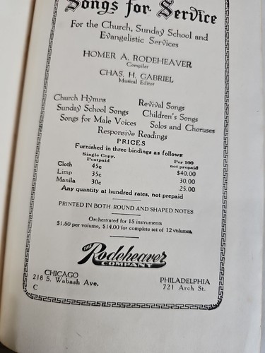 8 Antique Gospel Music Notes Books Hymns Church Songbooks Grace 1915 1920 - Picture 8 of 24
