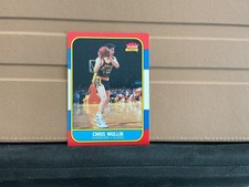 1986-87 Fleer Basketball #77 Chris Mullin NBA Warriors HOF Rookie Card RC. rookie card picture