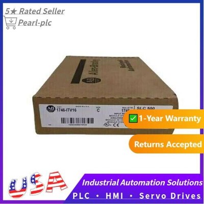 New Factory Sealed AB 1746-ITV16 /C SLC 500 16 point Input Module 1746ITV16