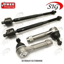 For 2007 - 2017 Jeep Patriot Front Inner & Outer Steering Tie Rod Ends 4PC Kit