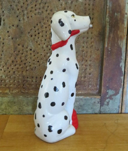 Staffordshire Style Reproduction FIREHOUSE DALMATION Dog Statue Figurine 7 1/2" - Picture 7 of 7