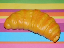 Play food for Kids Kitchen Crescent Dinner Roll Faux Food Fake Food Prop Replica