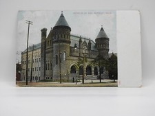 Postcard Museum of Art Detroit Michigan People Steeples Pub A C Bosselman   G225