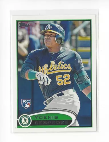 2012 Topps #396A Yoenis Cespedes RC Rookie A's Mets