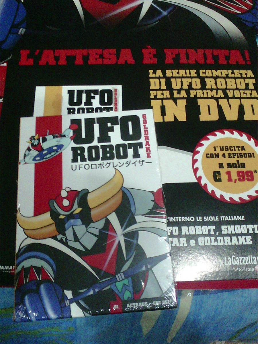 Ufo Robot Goldrake 1° edizione Yamato Video 19 dvd