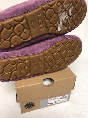 UGG Australia DAKOTA Mystic Purple SHEEPSKIN MOCCASIN SLIPPERS