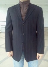 Men's Hugo Boss Wool Blazer Coat Suit Jacket Size - 50 L 