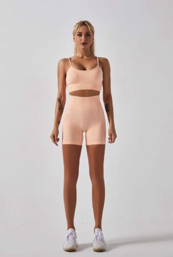 Workout Set For Women 2 Piece Tummy Control Outfit - Picture 5 of 5