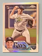 2023 Topps Chrome Update Kevin Kelly RC #USC21  Rookie Refractor Tampa Bay Rays