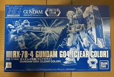 HG 1/144 RX-78-4 Gundam G04 Clear Color Gunpla model kit Bandai Limited NEW