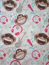 bobby jack monkey fun fabric music length piece 18 by 12 inch 1pc