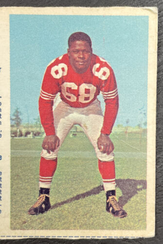 1962 Post Cereal CFL Football - #11 Billy Ray Locklin - Montreal Alouettes - Picture 2 of 3