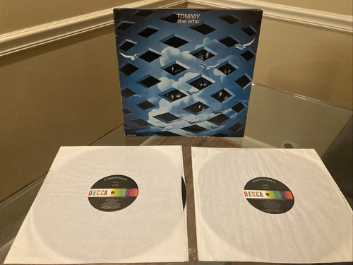 Tommy THE WHO DXSW 7205 Vintage 1969 Vinyl LP Records Ex Trifold DECCA Booklet