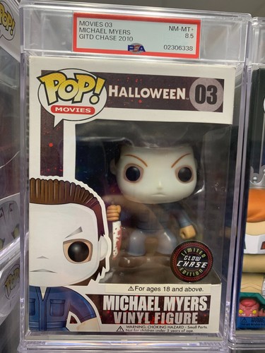 PSA Graded 8.5 Michael Myers 03 2010 Chase