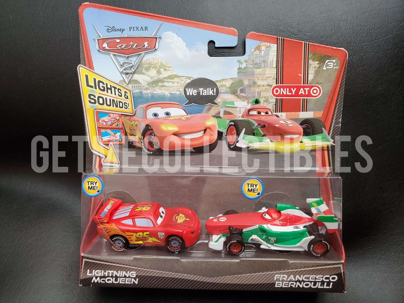 DISNEY PIXAR CARS LIGHTS SOUNDS LIGHTNING MCQUEEN FRANCESCO BERNOULLI ...