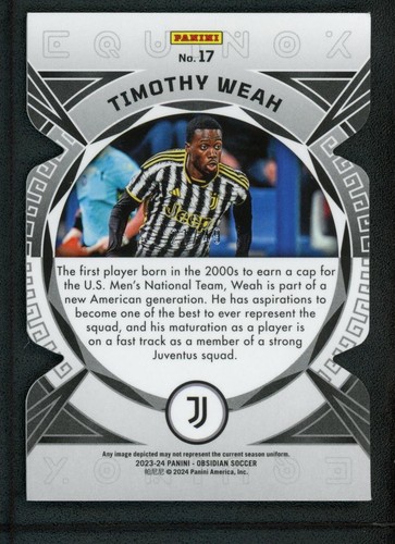 2023-24 TIMOTHY WEAH 21/49 PANINI OBSIDIAN EQUINOX DIE-CUT - 第 2/2 張圖片
