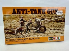 Revell 1976 ANTI-TANK GUN GERMAN 75MM w/3 Crew Members 1/35 Scale