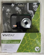 NEW SEALED Vivitar Snap A Pic 10.1 Megapixels Digital Camera w/video Black VX054