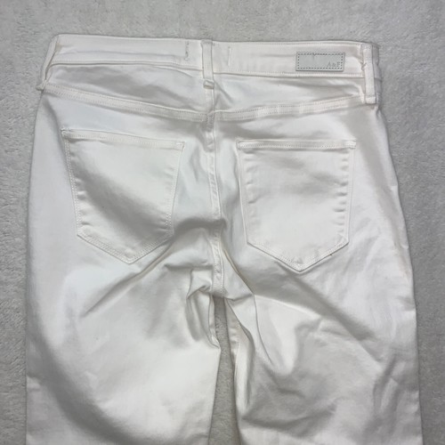 NWT Abercrombie & Fitch Jeans Womens 27 4R Harper Low Rise Skinny Bootcut White