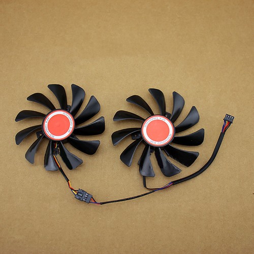 Pour XFX RX580 584 588 95mm Remplacer Carte Graphique Double Ventilateur Carte Vidéo Refroidisseur Ventilateur - Photo 2/6