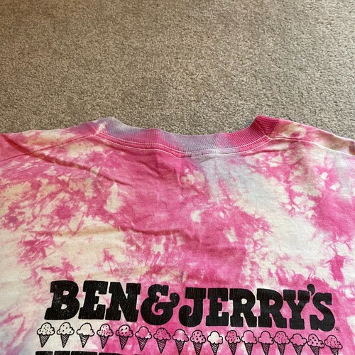Camisa De Colección Ben & Jerrys Para Hombres XL Cereza Garcia Tie Dye Años 90 EE. UU. Puntada Única * - Imagen 10 de 20