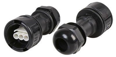 AQUA-SAFE INLINE MIT SICHEREM 3-POLIGEM STECKER 16 MM - 185-0A1031-P030-1