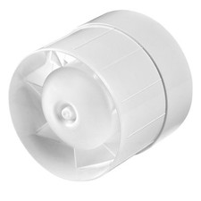 Bathroom Inline Extractor Fan with Timer 100mm 4" Air Flow Ventilator KA100T