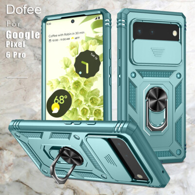 Dofee for Google Pixel 6 Pro Case Camera Lens Shockproof Heavy Duty Cover