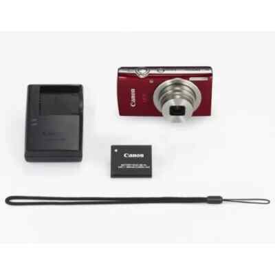 Canon IXY 200 20MP Compact Digital Camera - Red for sale