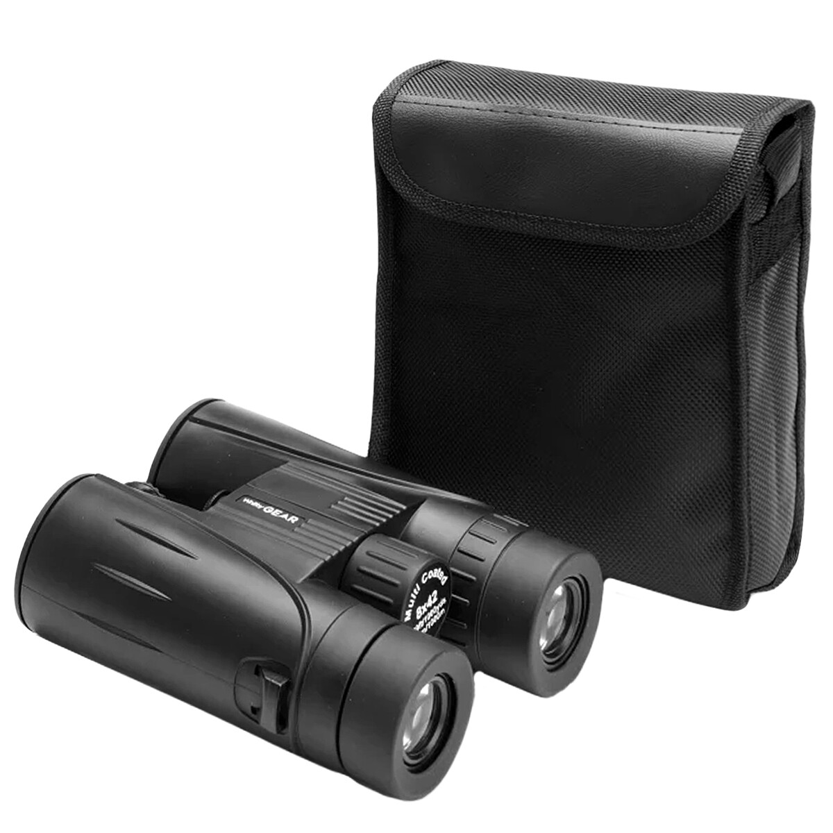 Whitby Gear Compact Binoculars 8x42 Travel Pouch Bird Watching