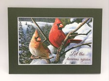 New Handmade 5x7 Matted  Scripture Inspirational Quote Songbirds Free Ship 225