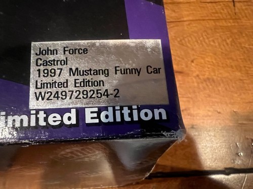 1/24 Action Racing John Force 1997 Castrol GTX Mustang Funny Car DUAL SIGNED - Picture 7 of 7