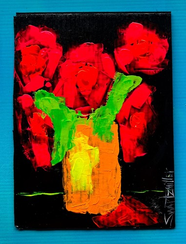 sexy GLAM ART Lady Nude PAINTING WC PAPER / Upcycled CB SWARTZMILLER DNA SIGNED - Imagen 4 de 16