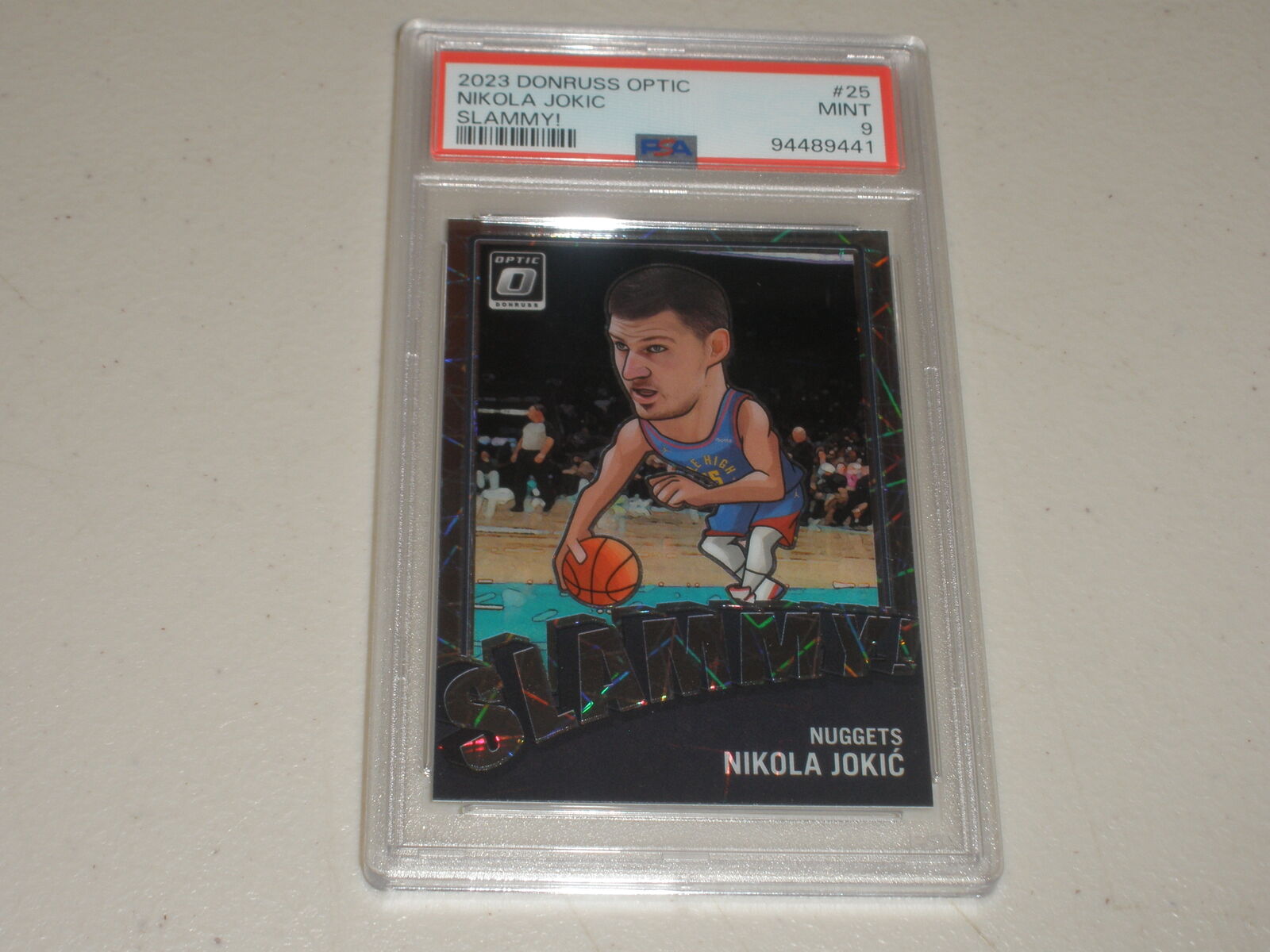 Nikola Jokic 2023 Optic #25 Slammy! Price Guide - Sports Nikola Jokic 2023 Optic #25 Slammy! Price Guide - Sports