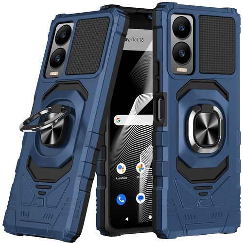 Custodia telefono ibrida anello robotico per AT&T Vista 2 U572AA - Foto 12 di 19